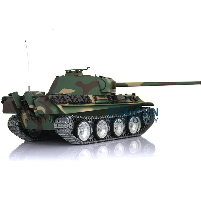 Heng Long 1/16 RTR Радиоуправляемый Танк 3879 7 0 индивидуальная пантера G металлические