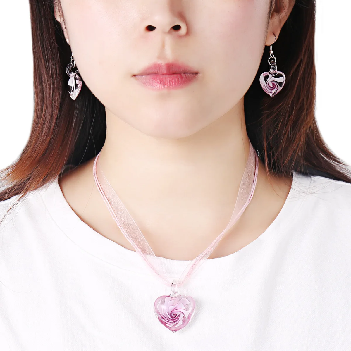 Новейшая Милая цветная глазурованная спиральная подвеска в форме цветка любовь