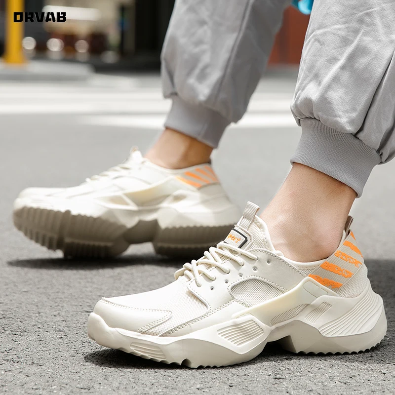 

Большие размеры 39-48; Мужская обувь; кроссовки; модные удобные кроссовки из дышащего сетчатого материала; Мужская обувь; Adulto; цвет черный, кра...