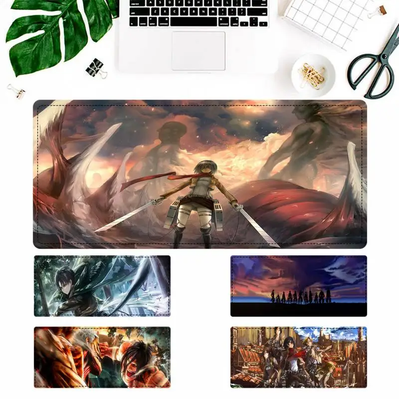 

Vip Attack on Titan Gaming Mouse Pad PC Laptop Gamer Mousepad Anime Antislip Mat Keyboard Desk Mat For Overwatch/CS GO