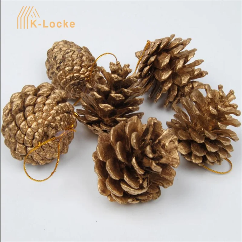 Милый мини натуральный сушеный цветок украшения серии Pinecone для рождественского