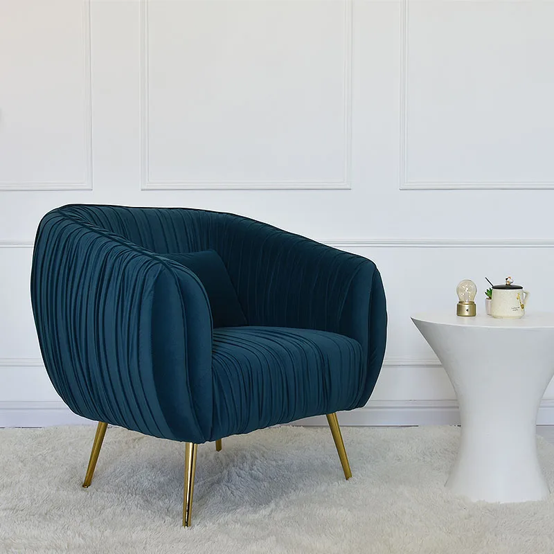 

Мебель GY, одноместный диван, дизайн в стиле пост-модерн для маленькой квартиры, креативный светлый роскошный удобный диван из ткани для гост...