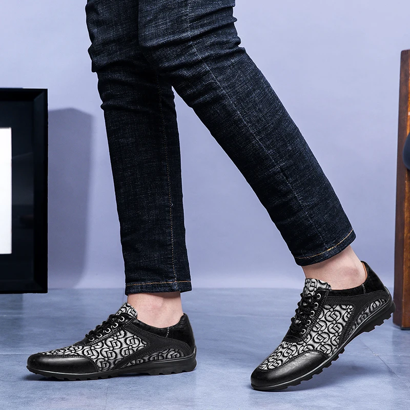 Мужские кожаные ботинки для гольфа противоскользящие профессиональные