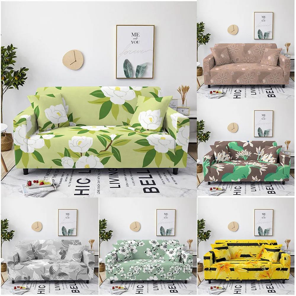 

Цветочные эластичные Чехлы для дивана, эластичный чехол для дивана в гостиную, чехол для дивана L-образной формы, чехол для дивана, полотенце...
