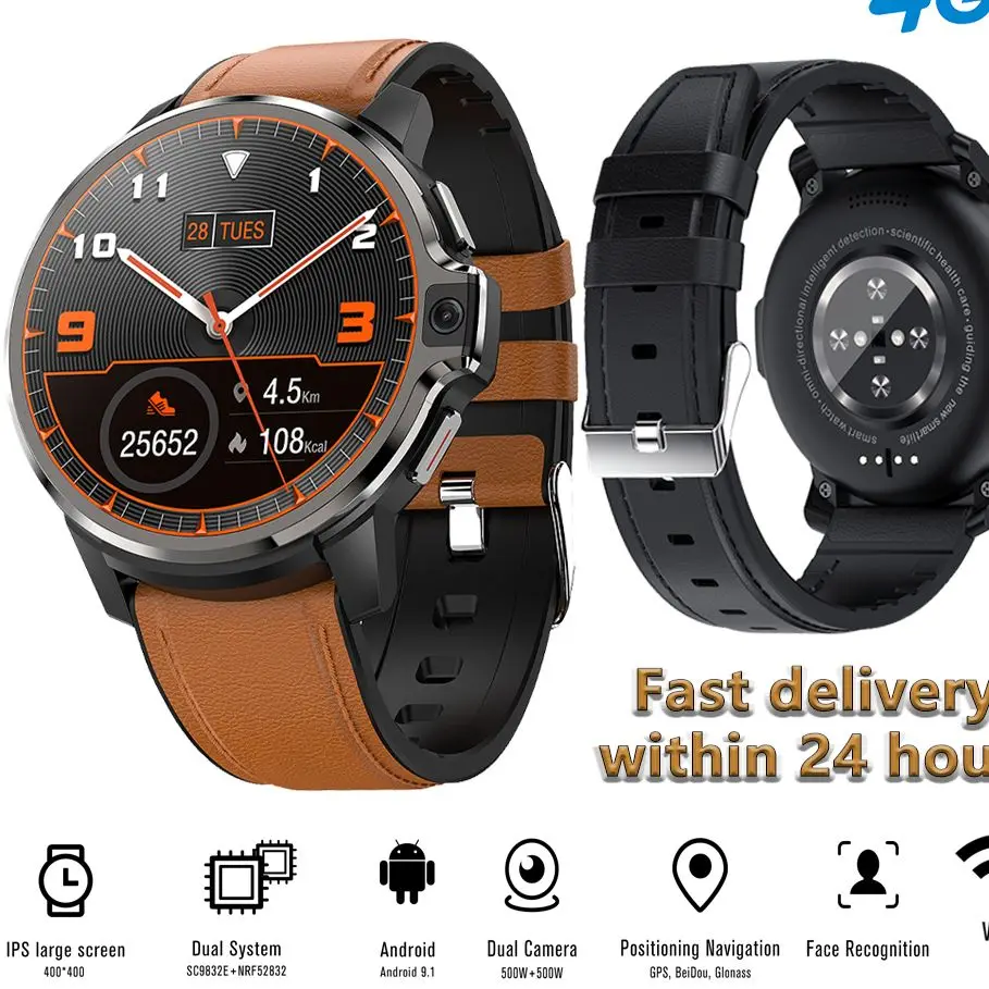 

Смарт-часы DM30 4G, ОЗУ 1/4 ГБ, ПЗУ 16/64 ГБ, Android 1050, GPS, Wi-Fi