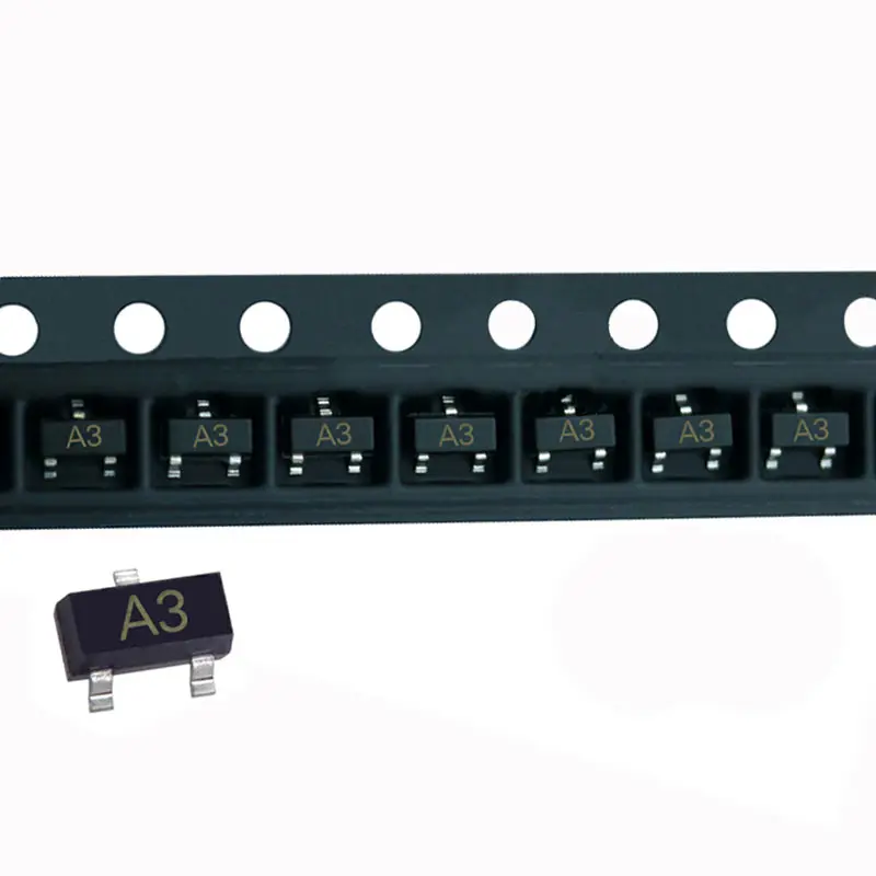 50 шт. SMD коммутационный Триод Транзистор 1SS181 A3 1SS184 B3 1SS226 C3 85 в 300 мА SOT 23 электронные