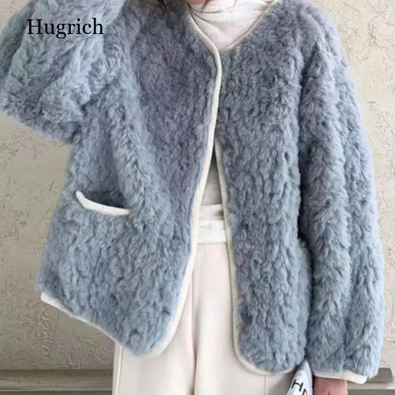 

Lamb fur fur coat women fur coat winter 2021 hanbok women's faux fur coat
