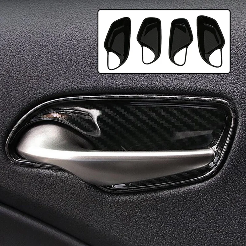 

4Pcs Interior Car Door Handle Bowl Cover Case Sticker for Lexus UX 260H 2019-2021 Car Styling
