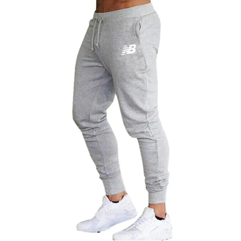 

2021Sports Running Pants Men's Breathable Fitness Training Jogging Sweatpants Trousers Gyms Track Elastic Pants