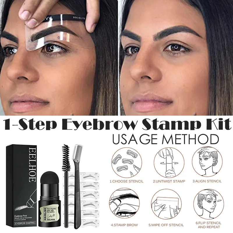 Набор для формирования бровей с одним шагом набор долговечным эффектом 6 пар