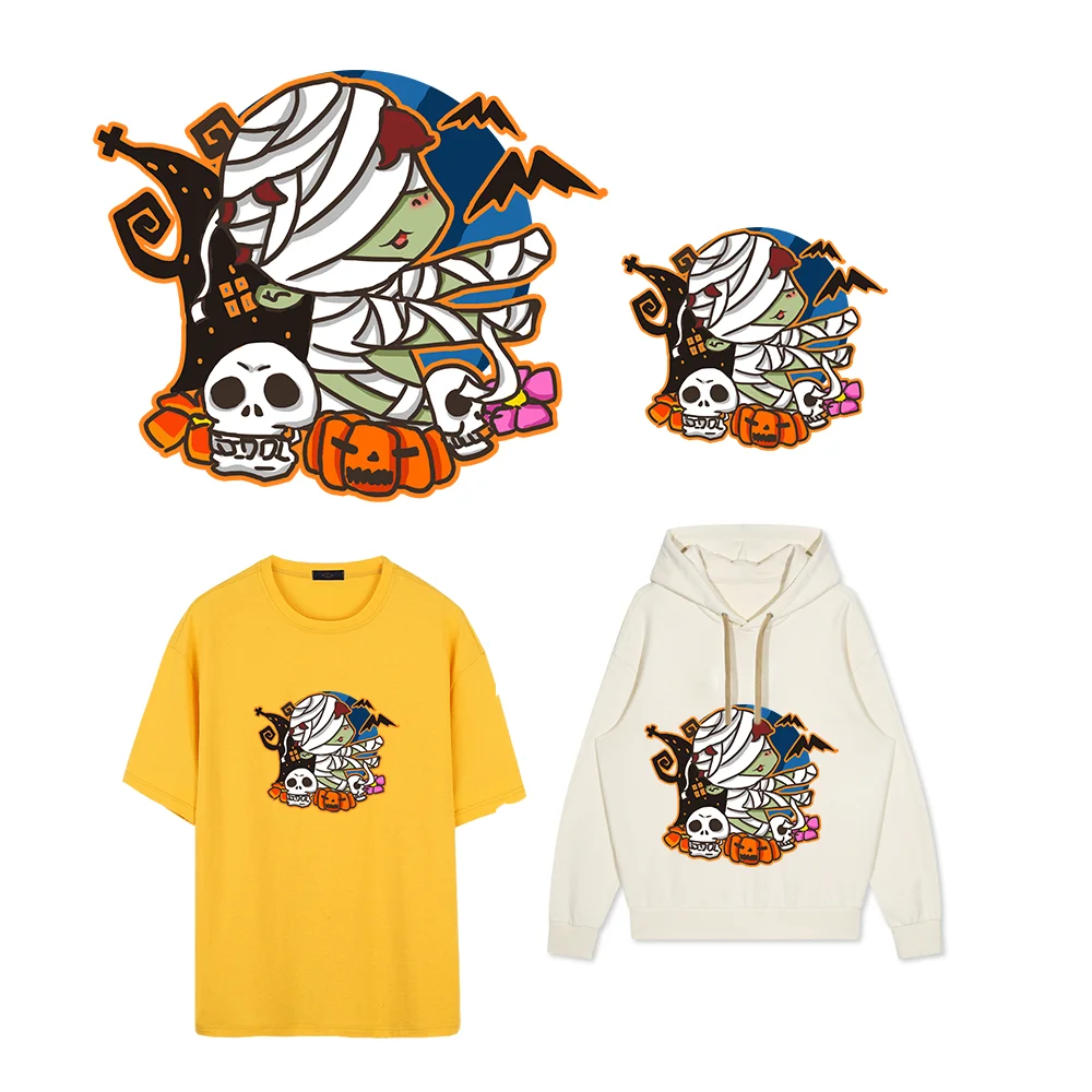 Пользовательские милые Хэллоуин мультфильм патчи Заводская оригинальная