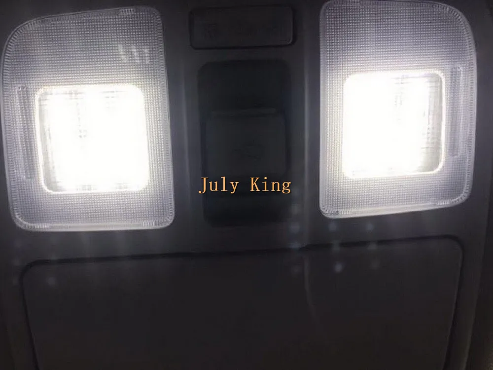 July King Автомобильный светодиодный чехол для чтения для hyundai IX35 2010+, 2835SMD 6000K белый светодиодный декоративный фонарь, 3 шт./набор