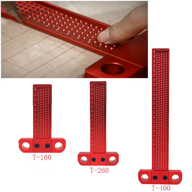 Деревообрабатывающий письменный стол 400 мм Т образная квадратная линейка