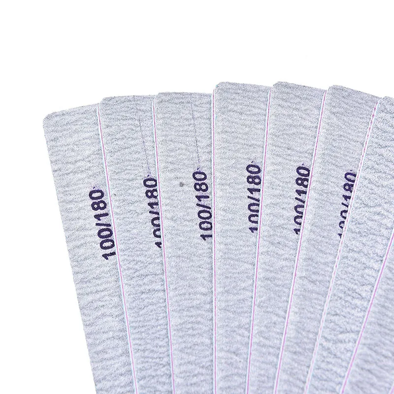 

1/5/10pcs Manicure Nail Polishing File Pedicure Nail Art Sandpaper Buffer Block Slim Set