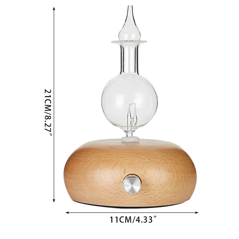 Solid Wood Essential Oil Humidifier Diffuser Aroma Diffusers with 4 Timers Intelligent Switch for Home Yoga Office Spa | Бытовая