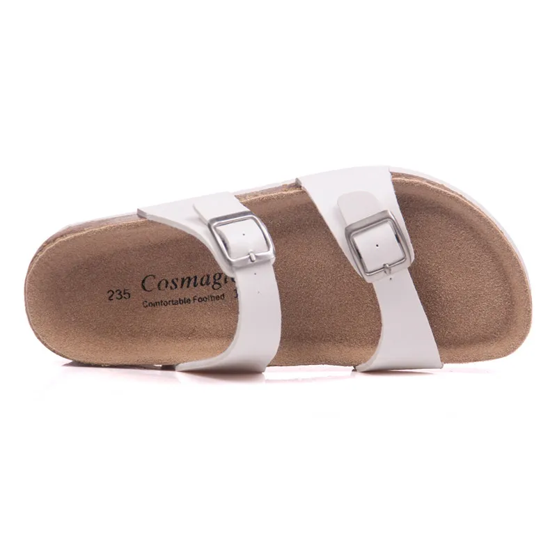 COSMAGIC 2020 новый летний Тапочки на корковой подошве женская повседневная обувь