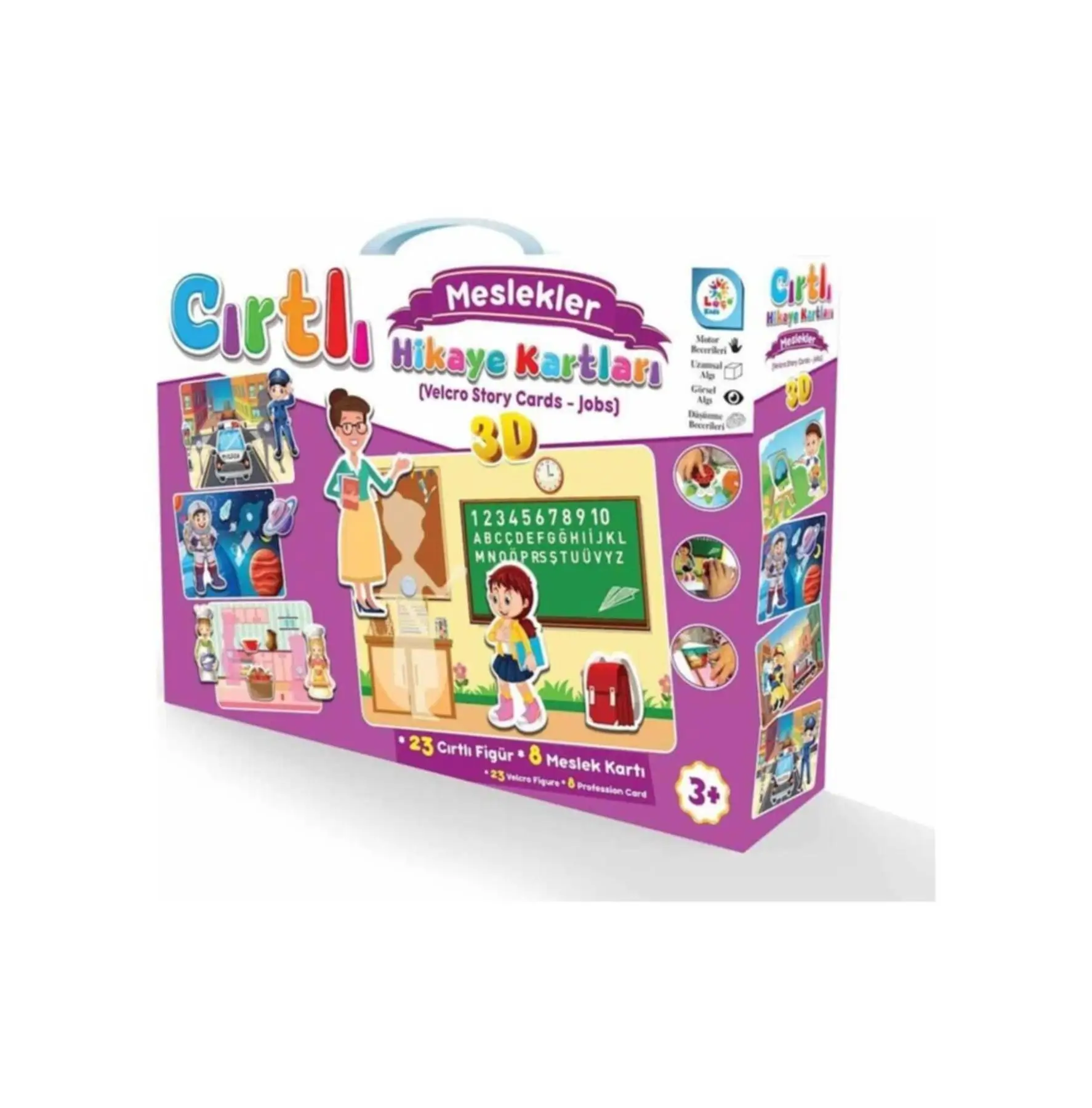 

Kids Velcro Story Cards Crafts Educational Toy
