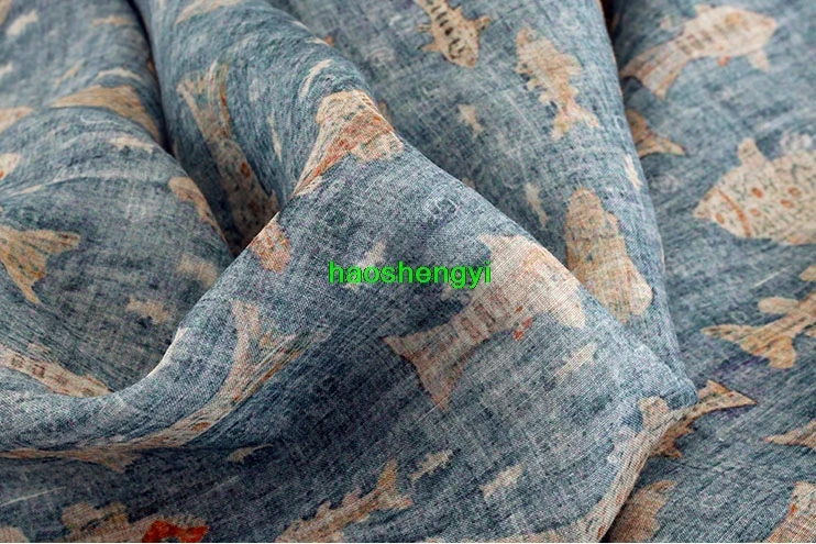 

Высококачественное Платье с принтом рами, ткань для одежды с цифровой печатью