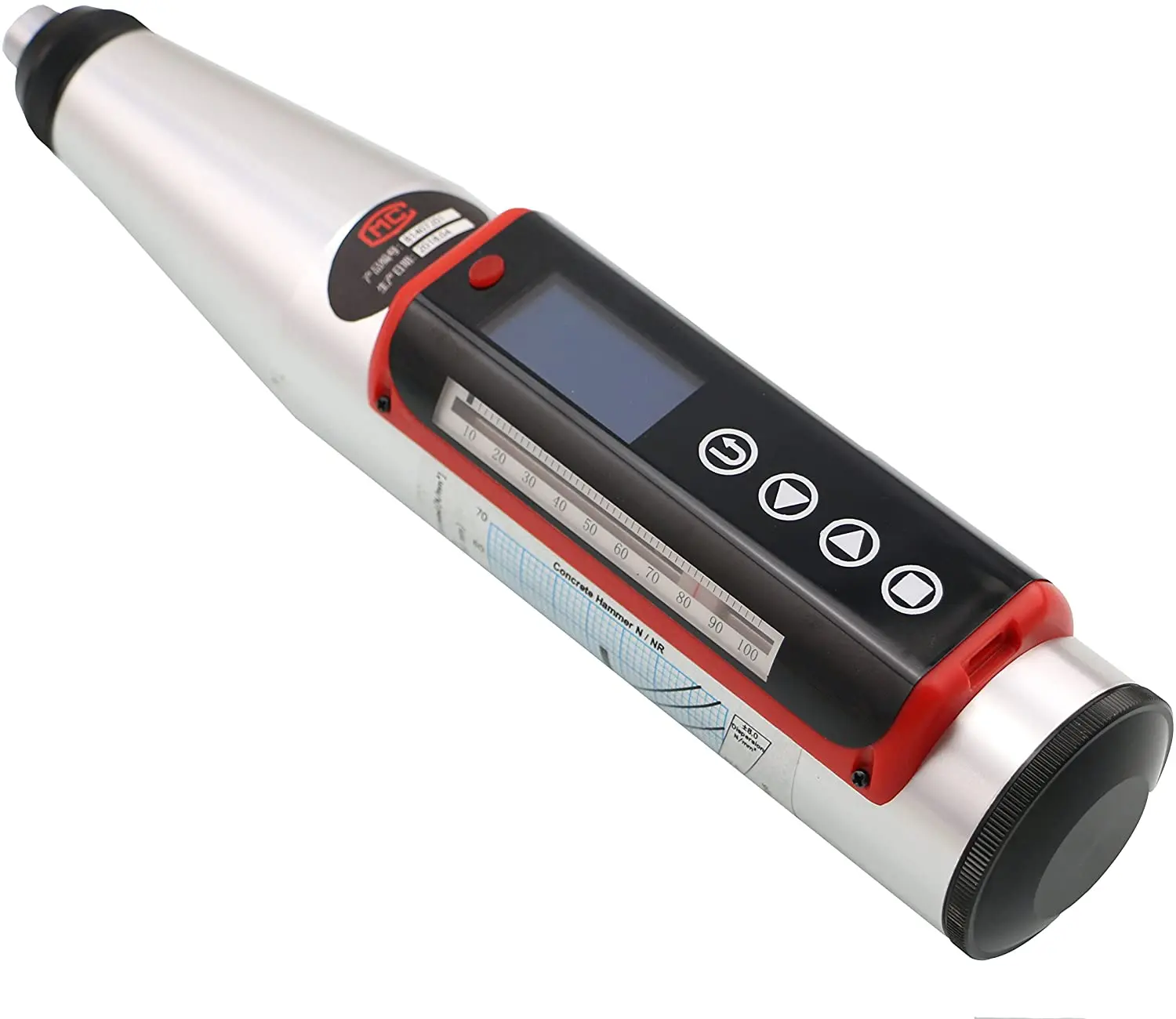 Digital Concrete Resiliometer Rebound Test Hammer HT-225Q with OLCD Display 200 Standard Component Storage NDT Testing Equipment |