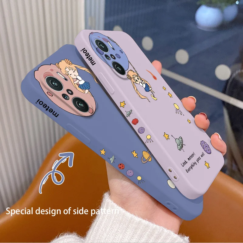 

Pink Ball Girl Phone Case For Xiaomi Poco F3 F2 Pro X2 Liquid Silicone Cover
