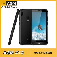 AGM A10 Waterproof IP68 Rugged Phone 6GB 128GB NFC Smartphone Cellphone 4400mAh 5 7  Front Placed Speaker Mobile Phone