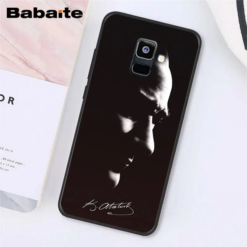 Babaite Turkey Mustafa Kemal Ataturk Phone Case For Samsung Galaxy A7 A50 A70 A8 A3 A6 A6Plus A8Plus A9
