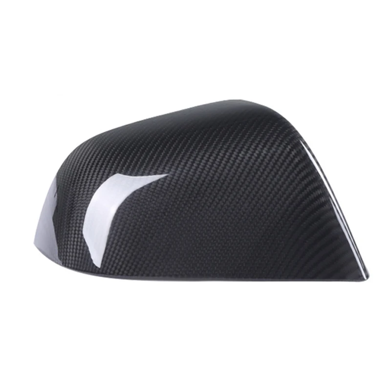 

Car Rear View Mirror Cover for Tesla Model 3 2016-2020 Dry Carbon Fiber Side Mirror Cover Trim Accessories,Bright Color