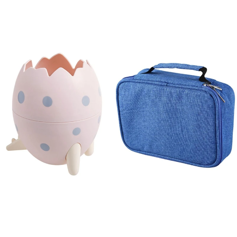 

School Pencil Cases With Cute Round Plastic Pen Holder Stand Office Desk Organizer