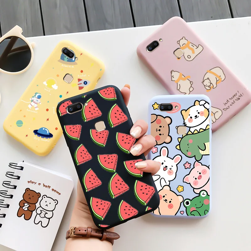 

TPU Shell Black Soft For VIVO X20 X21i X21S X23 Case Fashion Personality Girl Fundas For VIVOX20 X21I X21S X23 Phone Case Cover