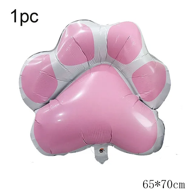 

1 шт. розовый лапы воздушный шар в виде лап с принтом в виде собаки, вечерние детские надувные шарики душ День рождения вечерние украшения иг...