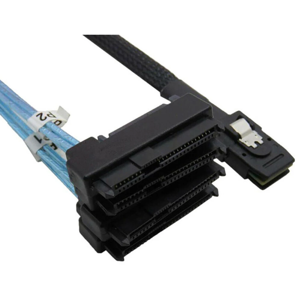DIY Mini SAS 36P SFF 8087 4 8482 разъемы с кабелем питания SATA 3 фута 1 м|Компьютерные кабели и
