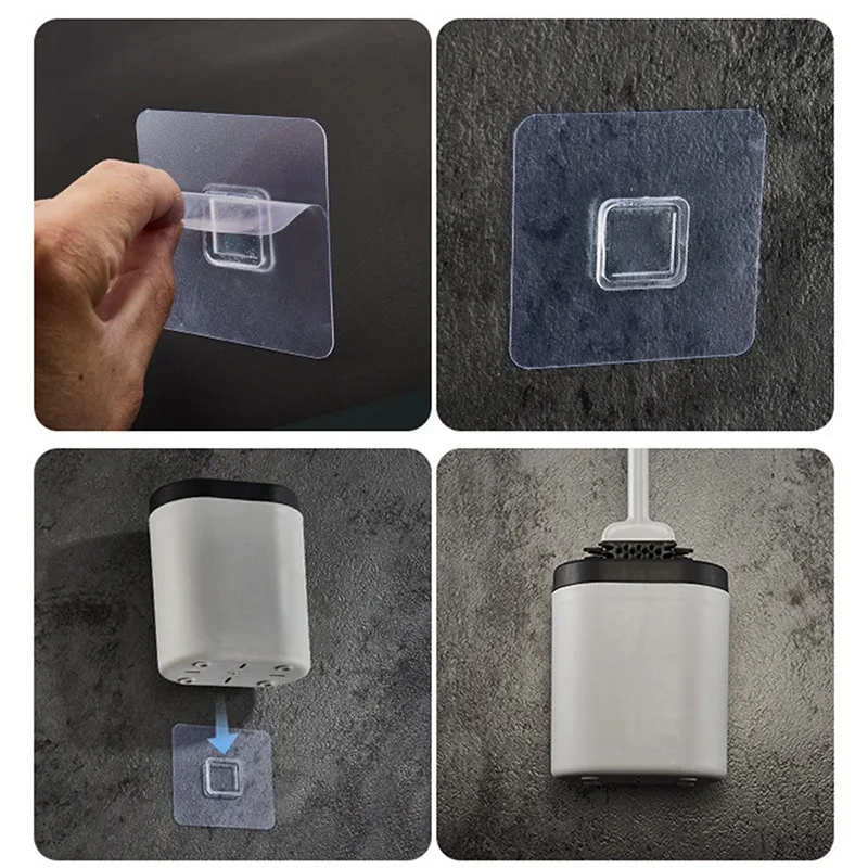 

New Silicone Toilet Brush Soft Bristle Toilet Brush Holder Set Accessories Cleaning Tool Durable Plastic Rubber