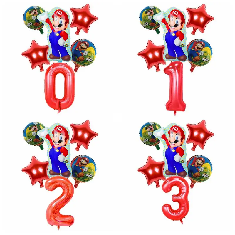 6 шт. Детские воздушные шары 40 дюймов|Воздушные и аксессуары| |