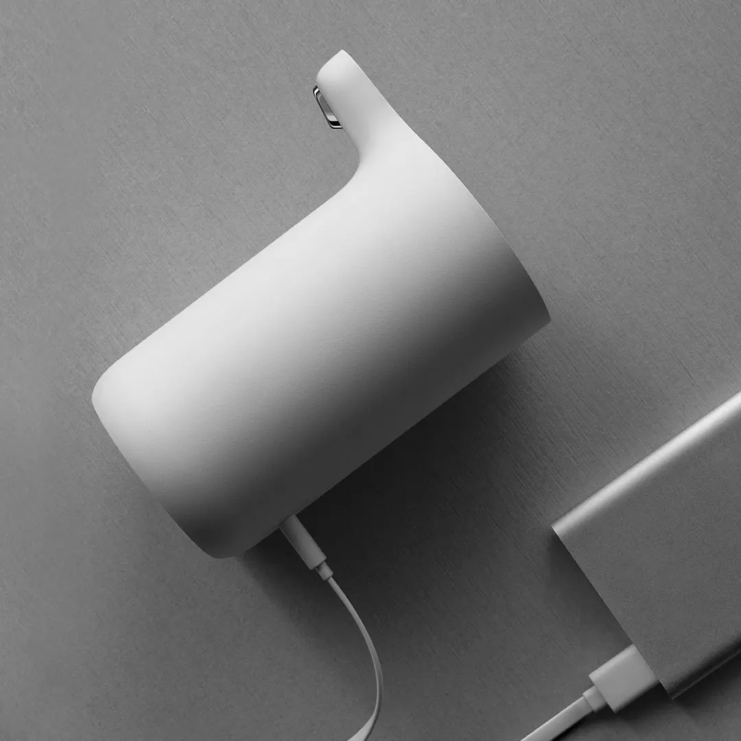 Новейший Xiaomi Mijia Youpin трехзонный T1 бутилированный водяной насос цельная водяная головка для всех типов бутилированной воды белого цвета - Цвет: Белый