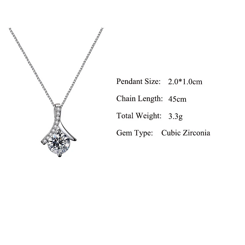 

To My Mother in law Women Necklace Round Small AAA Zircon High Quality Pendant Necklace Mother's Day Jewelry Birthday Gift