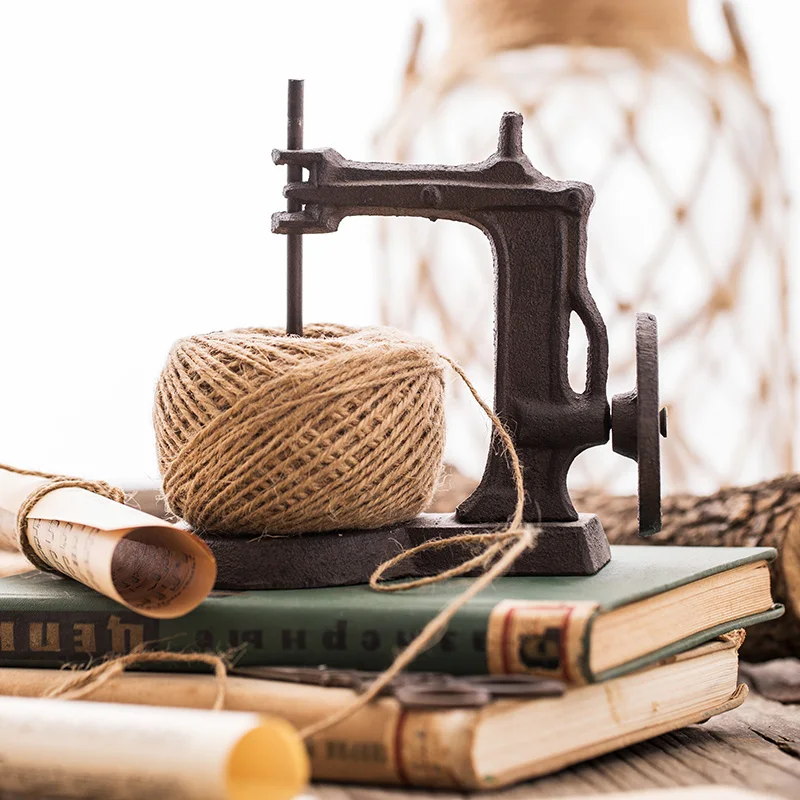 

Американская страна ретро ностальгия чугунная веревка виндер украшение фотография реквизит для фотосъемки