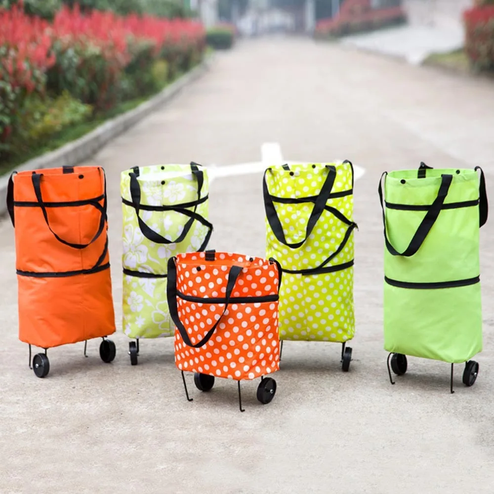 Модная большая емкость водонепроницаемая ткань Оксфорд складное колесо для