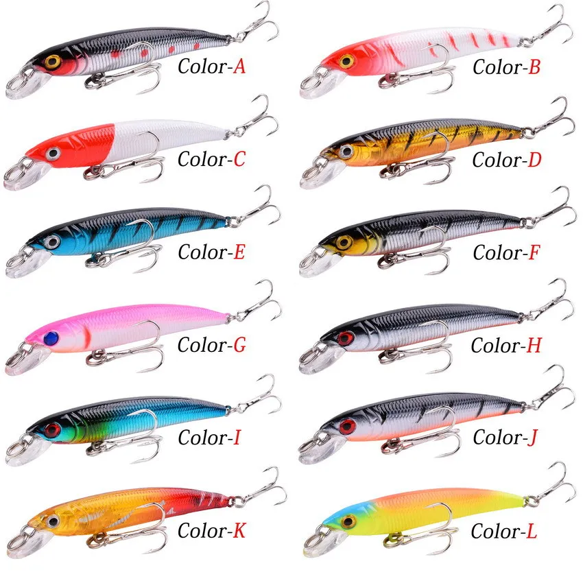 

1pcs Minnow Fishing Lure 7.5cm 5.6g Swim Fish Artificial Hard Crank Bait Wobbler Japan Mini Fishing Crankbait Lure