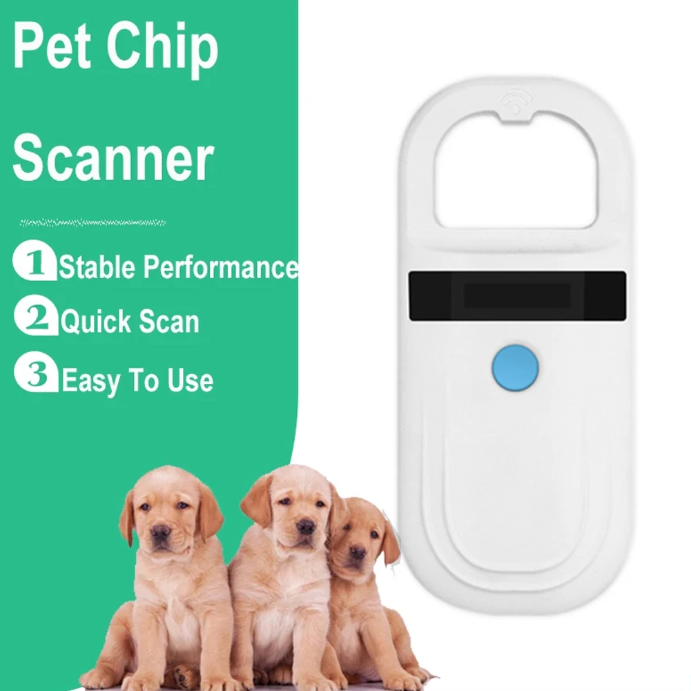 

Pet Microchip Scanner 125kHz 134.2kHz ISO 11784 11785 FDX-B ID64 Animal Handheld RFID Pet ID Tag Reader For Dog/Cats/Horse