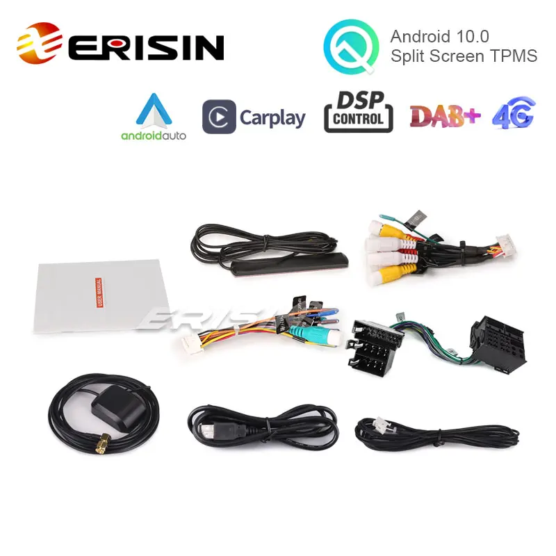 Автомагнитола erоформлена ES8197S 7-дюймовая Android 10 0 для Porsche Cayenne DSP CarPlay и Auto GPS TPMS DAB + 4G