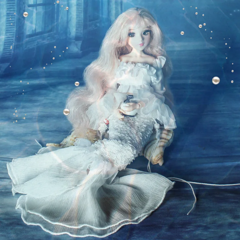 Кукла BJD 14 шарнирная кукла 3D глаза Bjd пластиковая 30 см куклы русалки для девочек