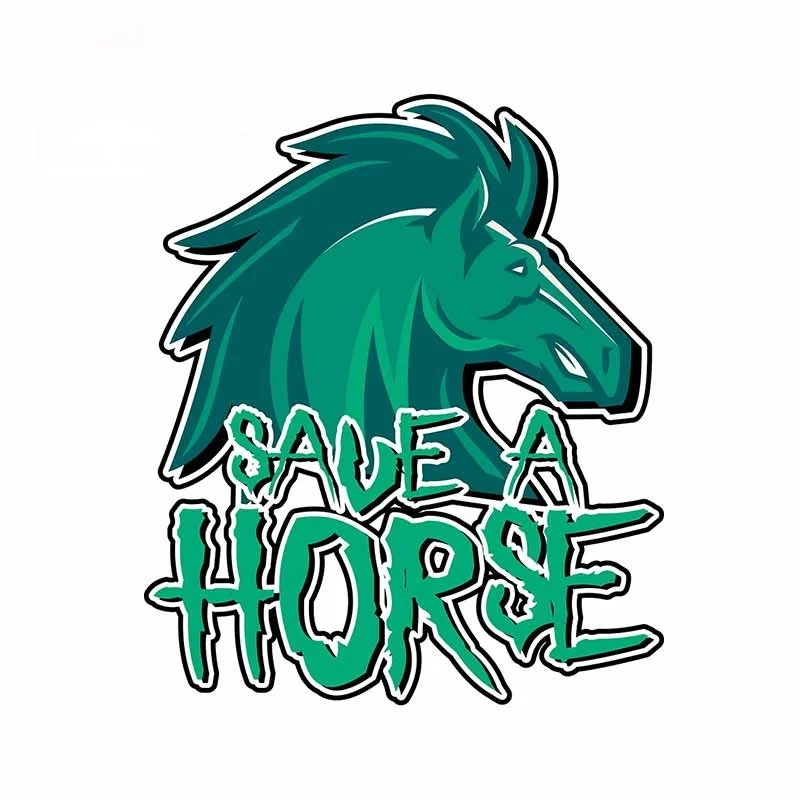 

Car Stickers Decor Motorcycle Decals A Horse Green Decorative Accessories Creative Sunscreen Waterproof PVC,13cm X 11cm