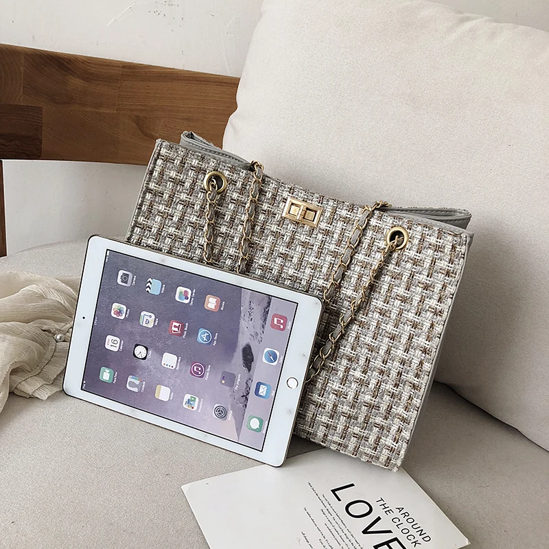 Новинка 2019 женские сумки с цепочкой дизайнерские от известного бренда большой