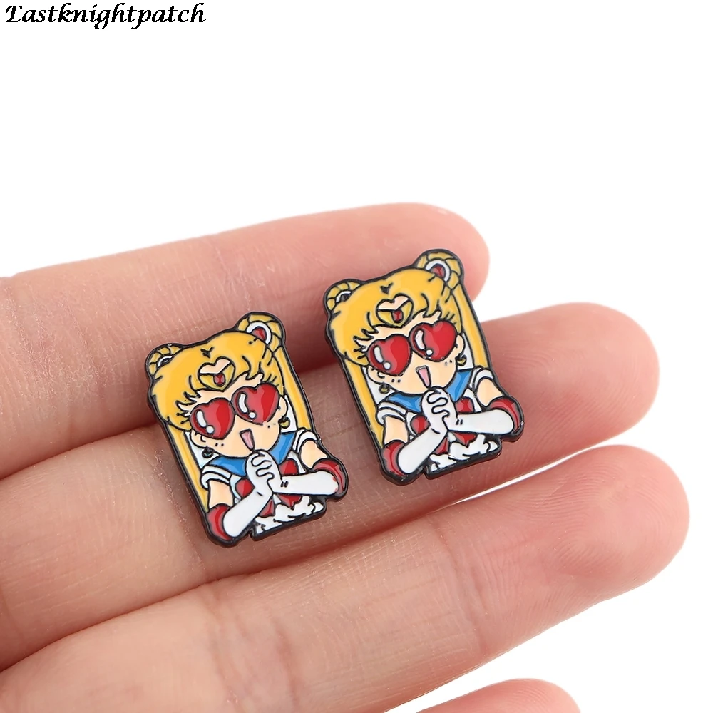 

E2548 Anime Fashion Pierce Earring For Women Girls Kids Jewelry Gift