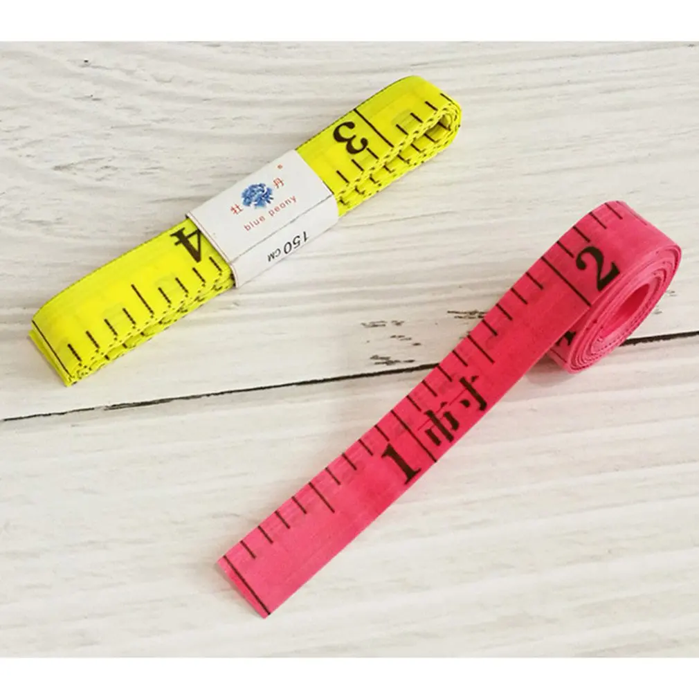 10 шт./компл. мини портной рулетка высокого качества 1 5 м мягкий гибкий швейный