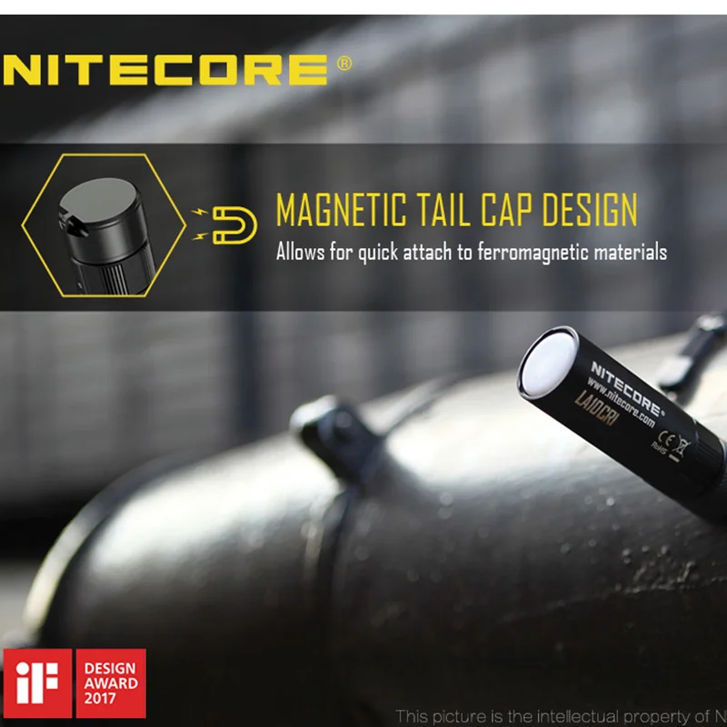 

100% Original NITECORE LA10 135 Lumens 360ighting Retractable Barrel AA battery Children's Mini Flashlight For Outdoor Camping