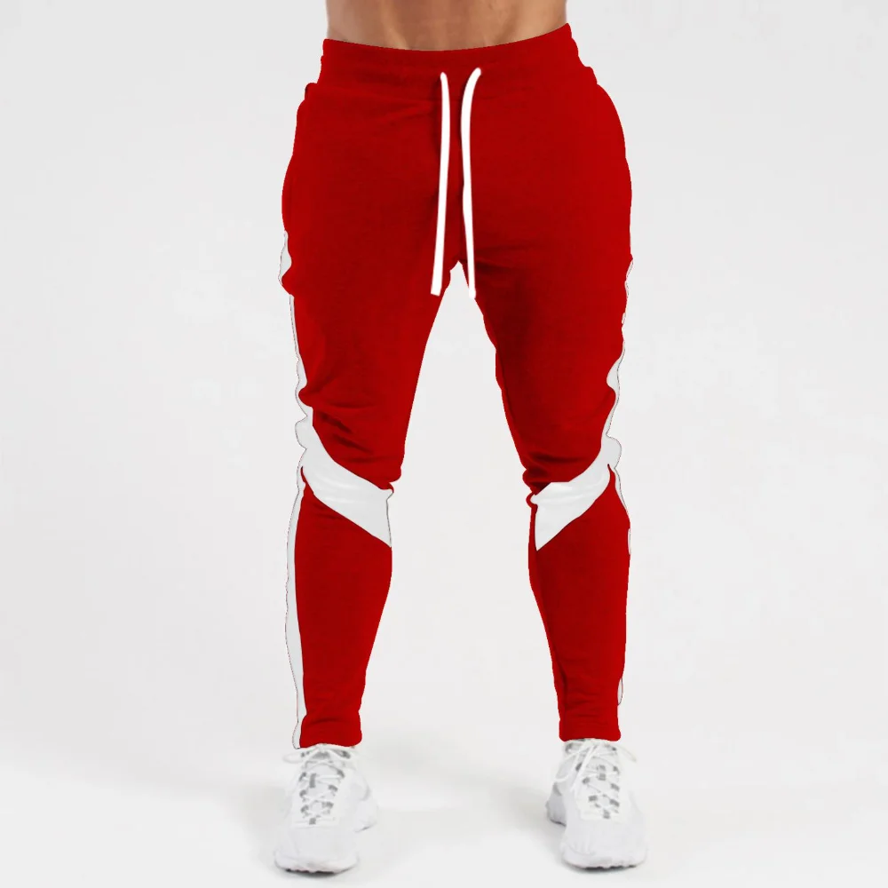 

Men Pantalon Homme Sport Fitness Training Pants Running Stripe Sweatpants Mens Straight Trousers Tracksuit Joggers Sportswear
