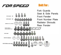 new hardware bolt full plastics fastener kit for sx xc exc xcw factory style motorcycle motocross dirt bike part