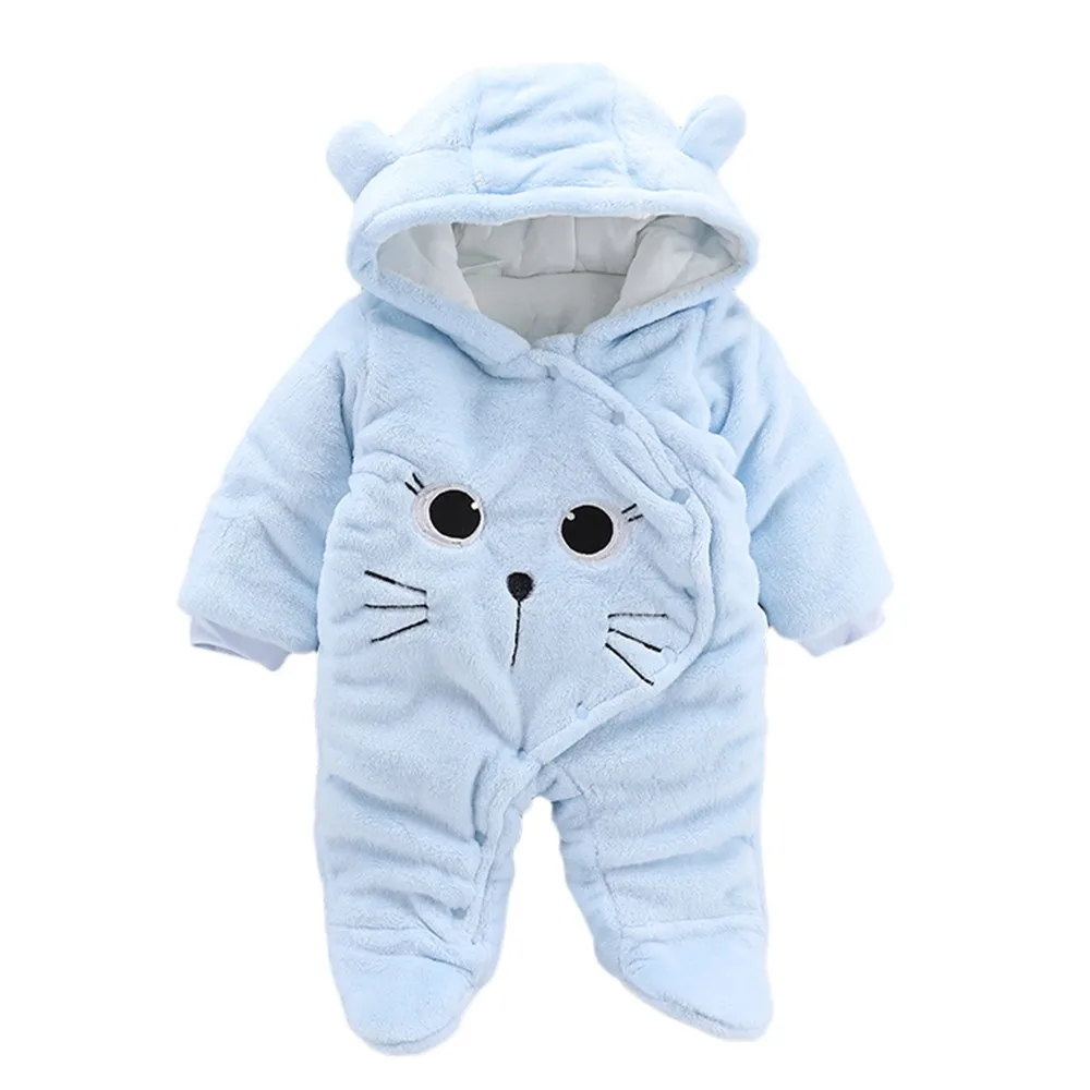 ARLONEET Детские Мальчики Девочки Плюшевые и бархатные теплые толстые комбинезоны с
