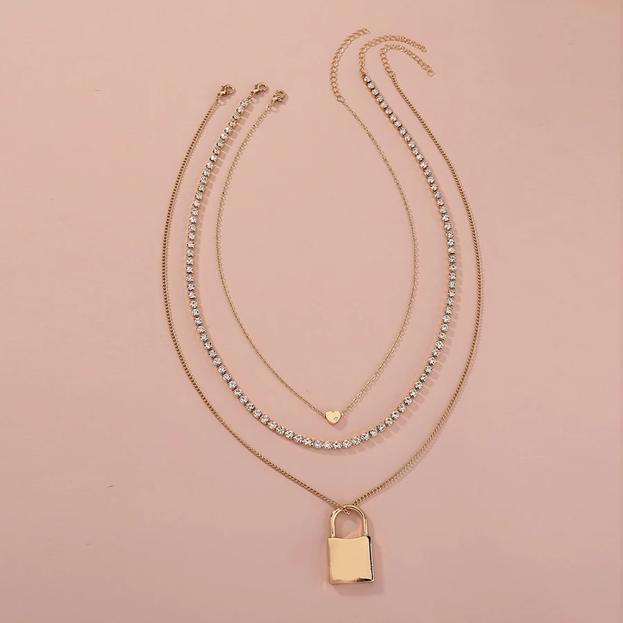 2020 модные ювелирные изделия искусственная Золотая цепочка ожерелье с